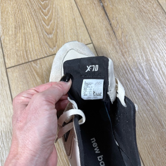 New Balance X-70 Women’s Size 9.5 Cheetah Print Cream and Black Sneakers - Picture 6 of 10